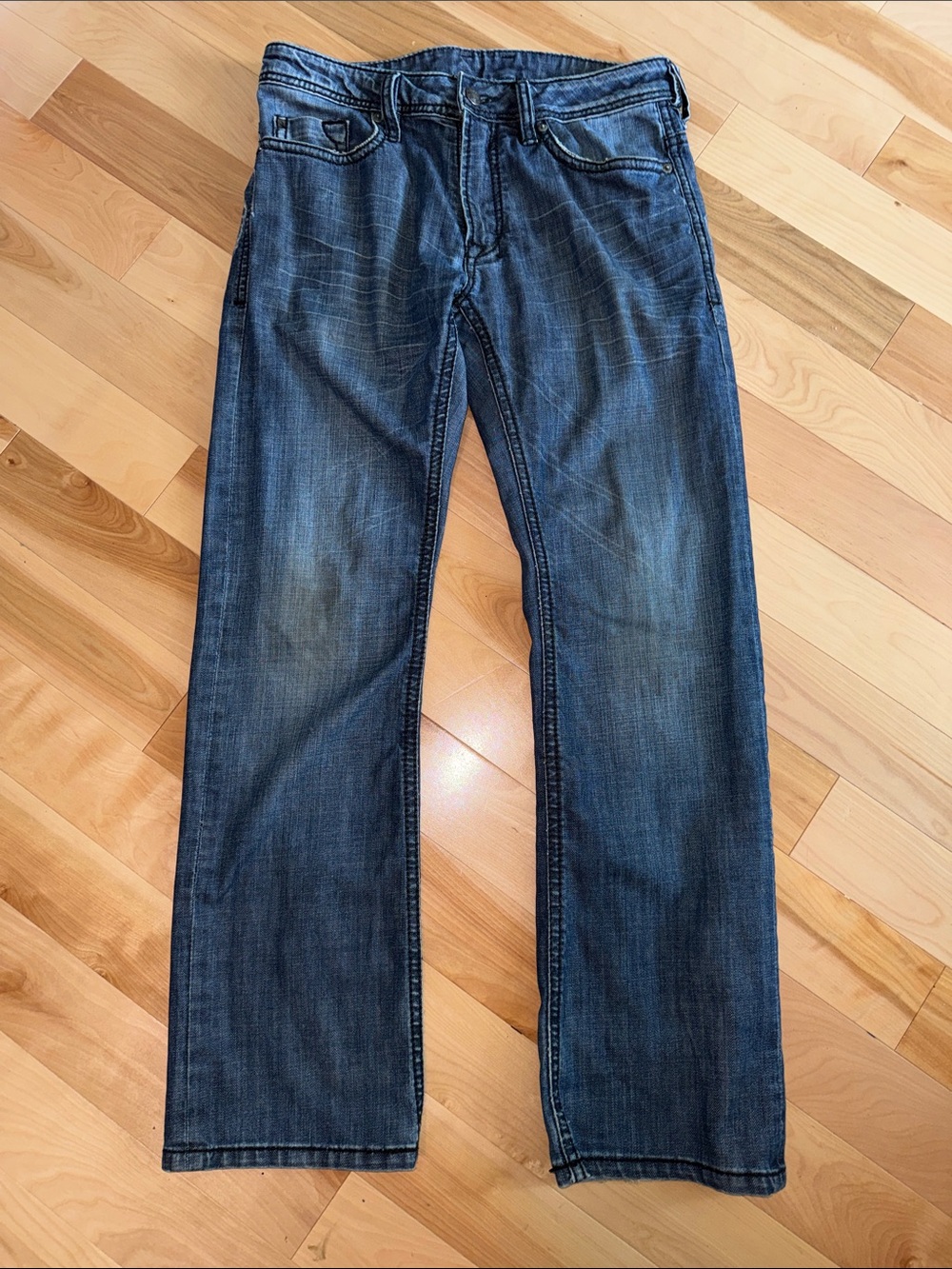 David Bitton  Buffalo Driven  Men's Straight Leg Jeans lightweight s30 NEW